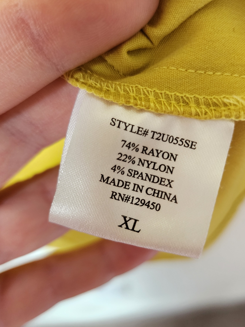 Button-Front Blouse - Yellow - Picture 10 of 13